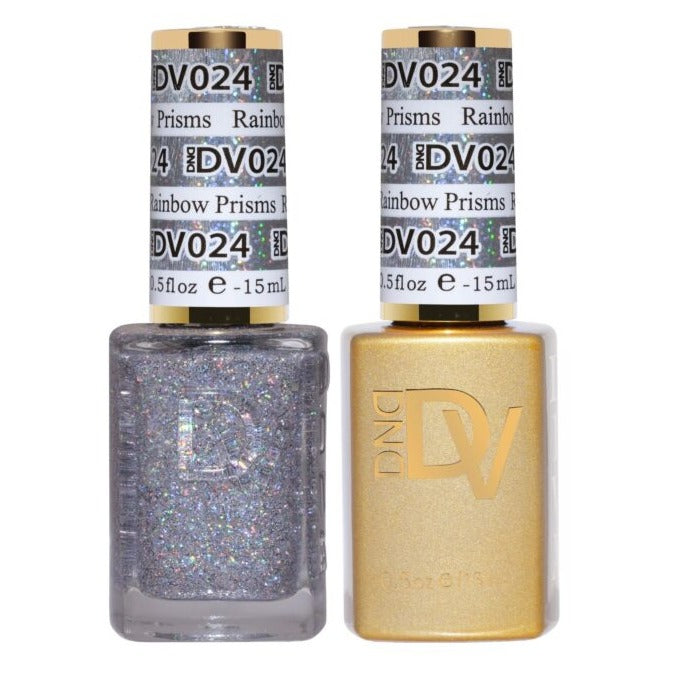 24 Rainbow Prisms Gel & Polish Diva Duo by DND