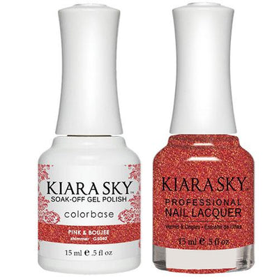 5040 Pink & Boujee Gel & Polish Duo All-in-One by Kiara Sky