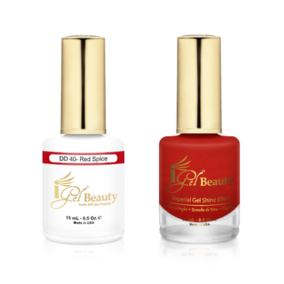 iGel Gel & Polish Duo, DD040 - Red Spice