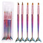 5Pcs Mermaid Chrome Nail Art Brushes