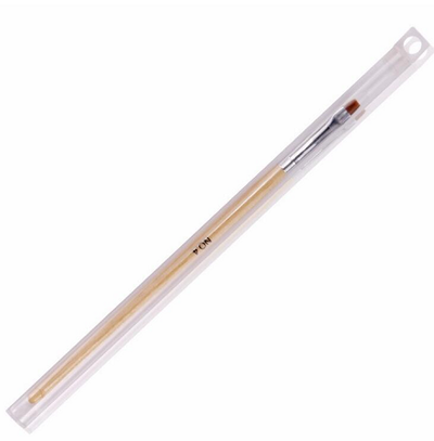Gel Brush Lightwood Handle #4